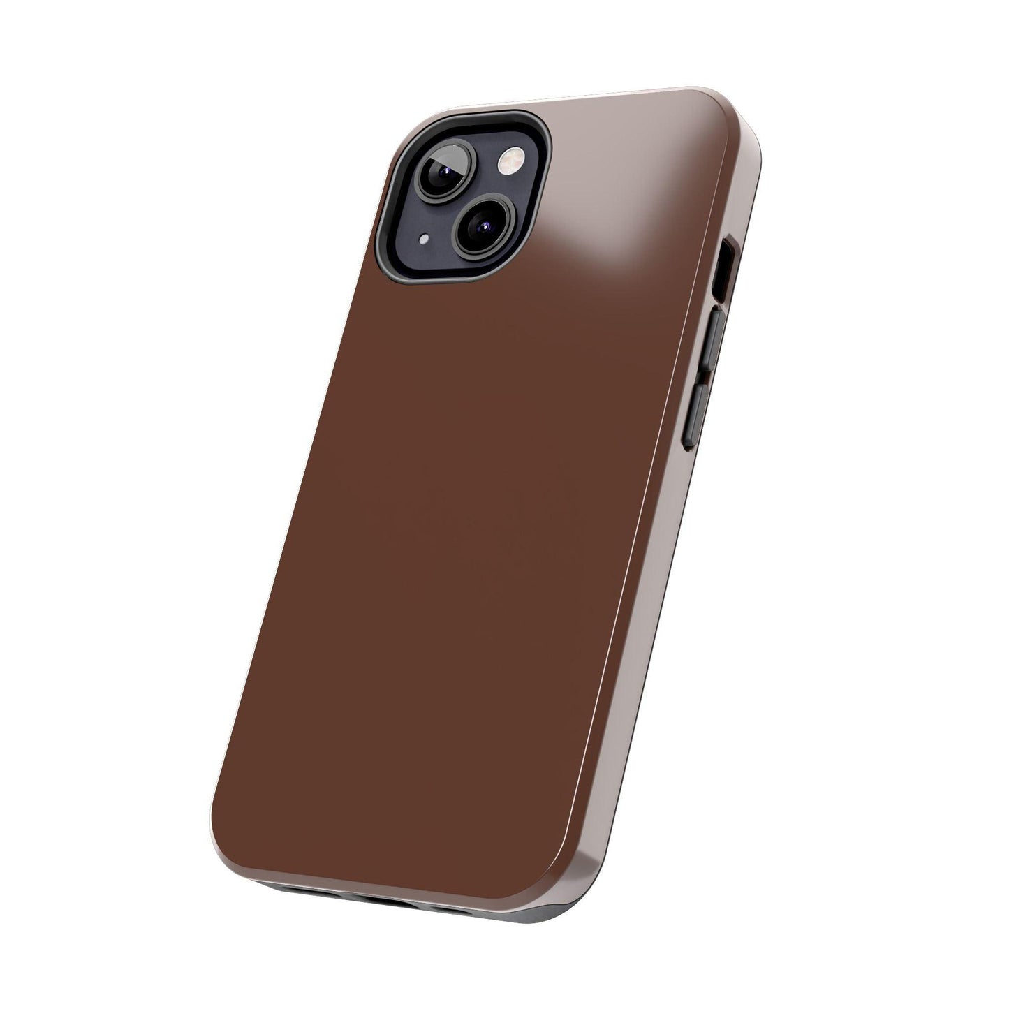 The Basics Coffee Brown iPhone Cases - The Basics Collection