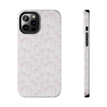 Pink Palm Trees iPhone Cases