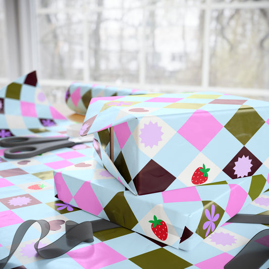 Berry Froggy Gift Wrap
