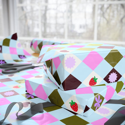 Berry Froggy Gift Wrap