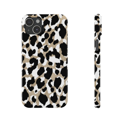 Savanna Noir Spots Slim iPhone Cases