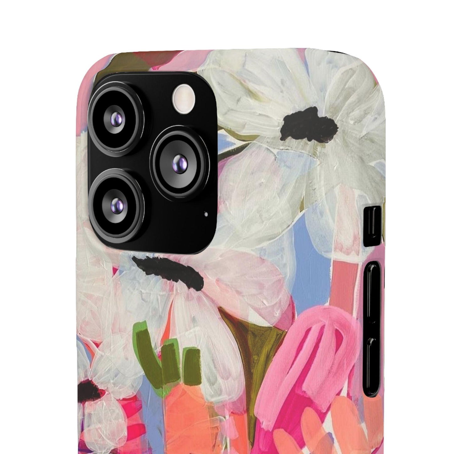 Blossoming Grace Floral Snap iPhone Cases