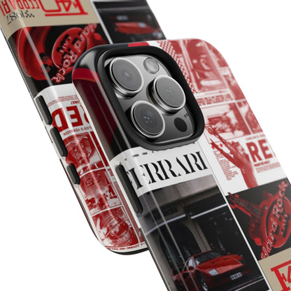 Race Car-Inspired Tough Phone Case - Automotive Passion for Car Enthusiasts