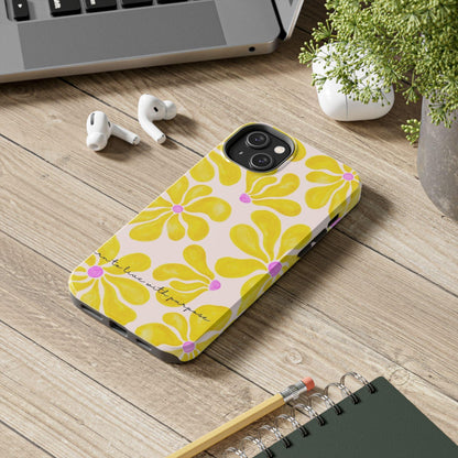 Sunshine Floral Tough iPhone Cases