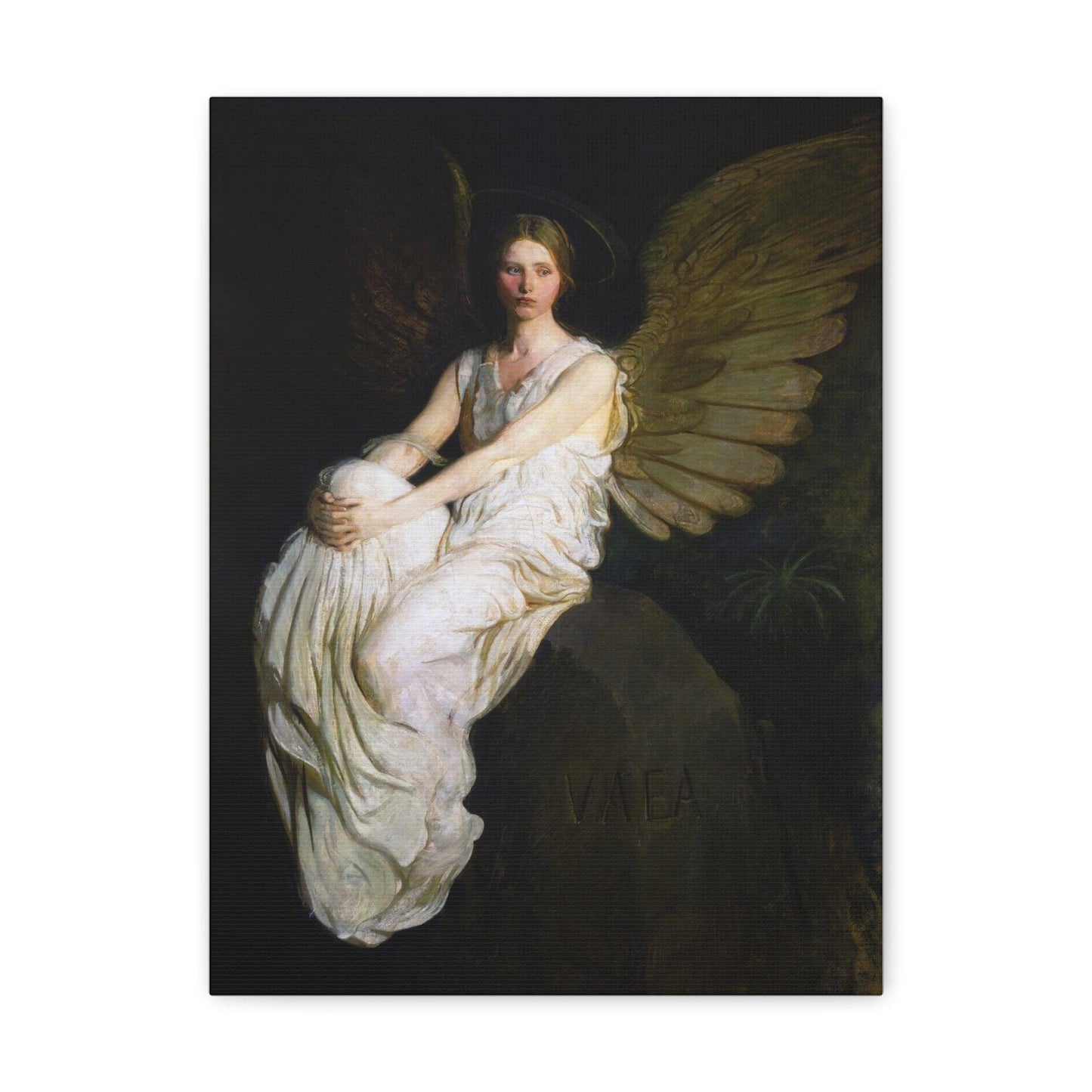 Stevenson Memorial (1903) painting by Abbott Handerson Thayer - Canvas Gallery Wraps