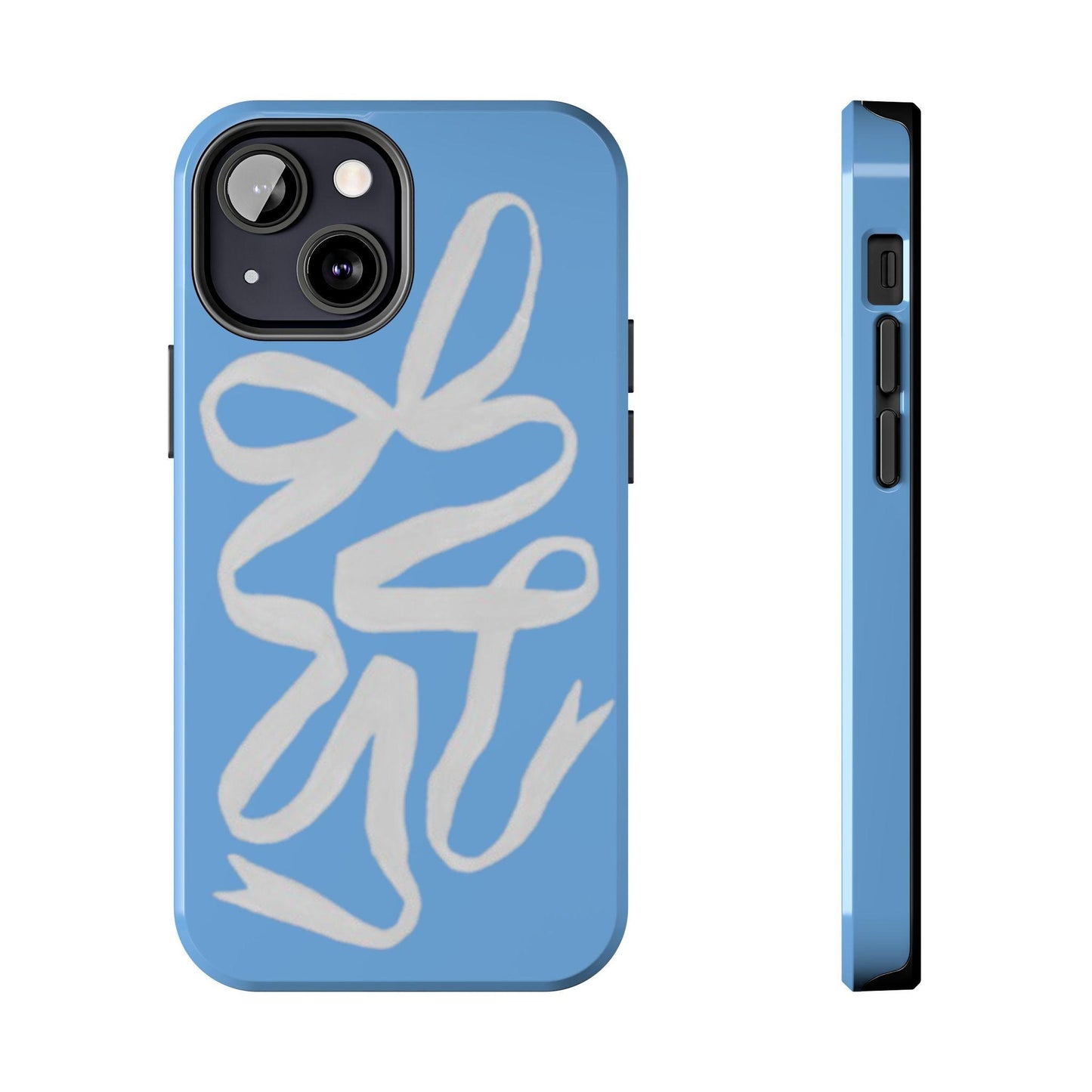 Bow in Blue Cute iPhone Cases