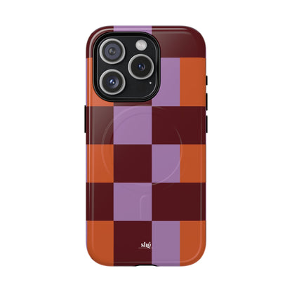 Plum Patchwork MagSafe Phone Case