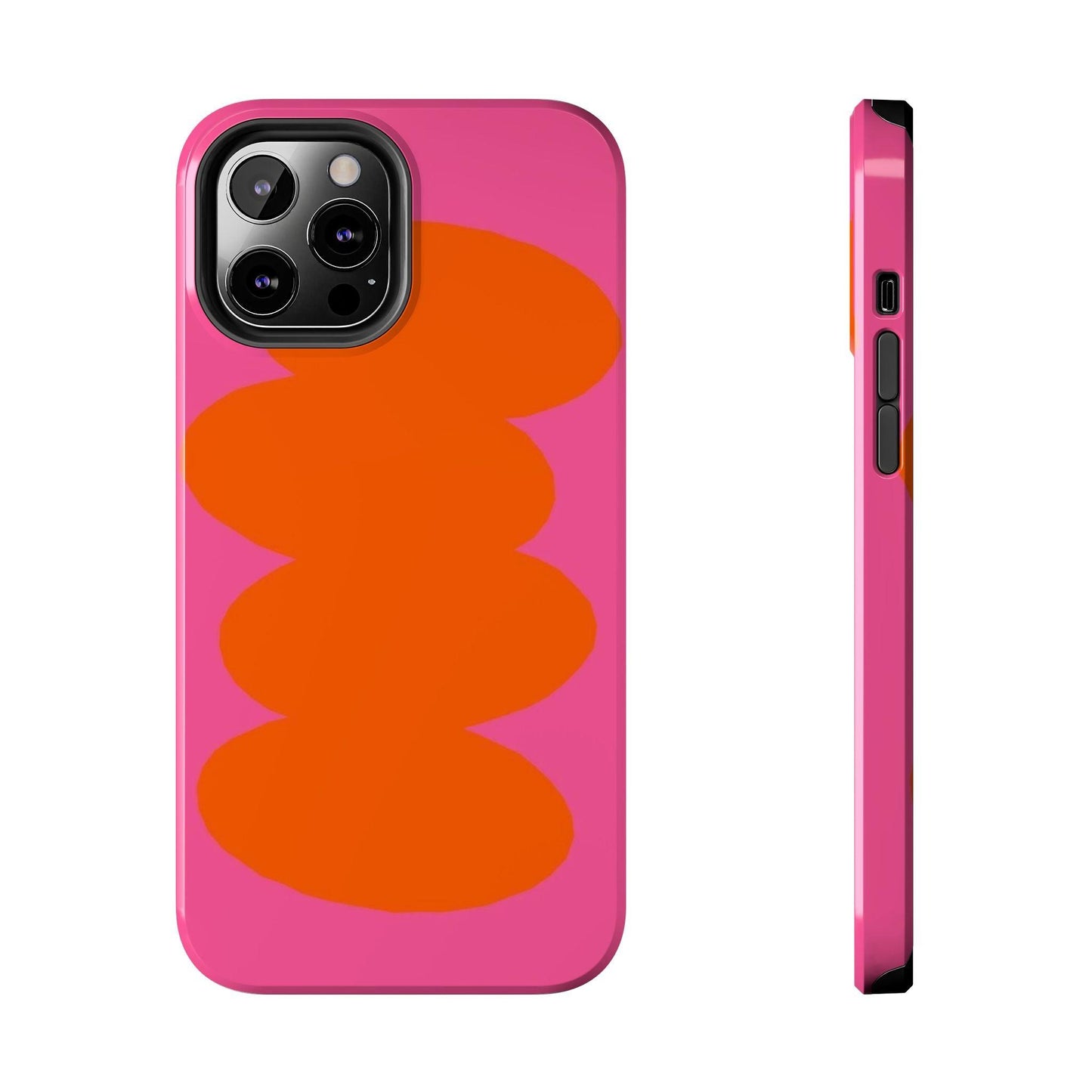 Pink Tangerine Blush Tough iPhone Cases