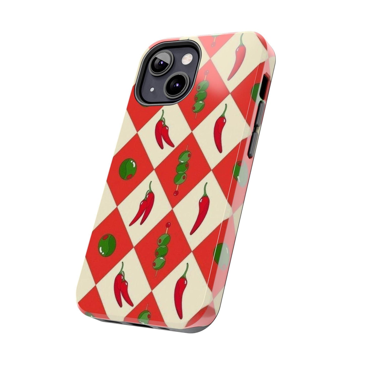 Red Chillies and Olives iPhone Cases