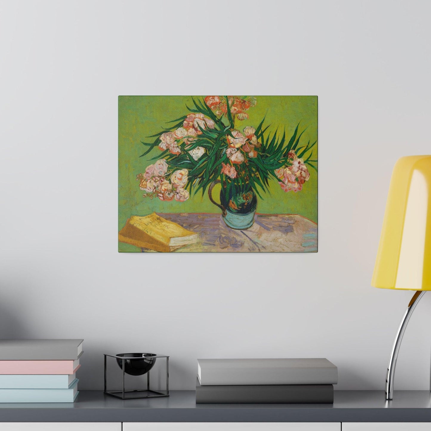 Oleanders 1888 by Vincent Van Gogh  Matte Canvas Stretched 0.75