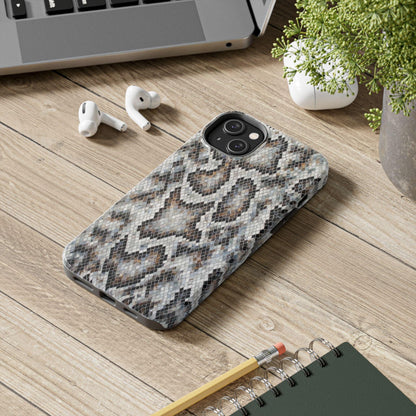 Crawler in Grey Mosaic Tough iPhone Cases