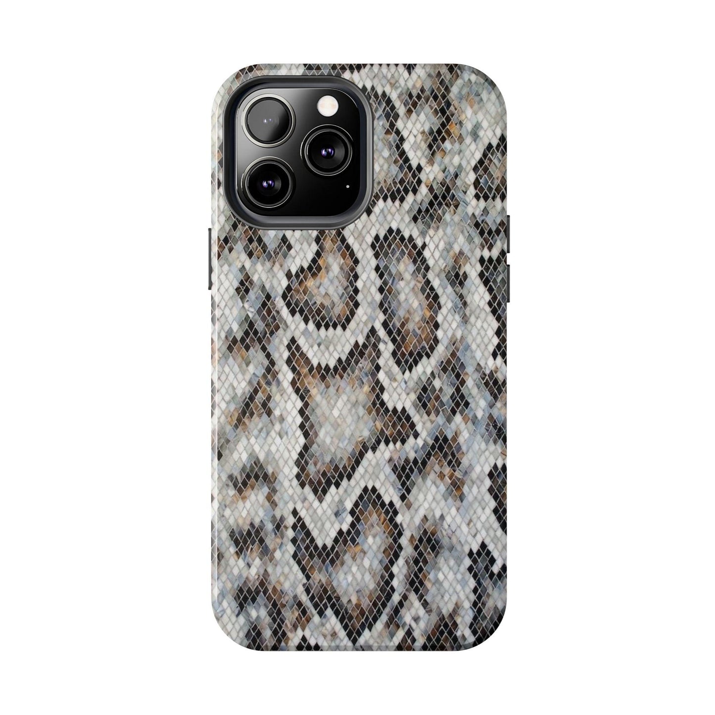 Crawler in Grey Mosaic Tough iPhone Cases