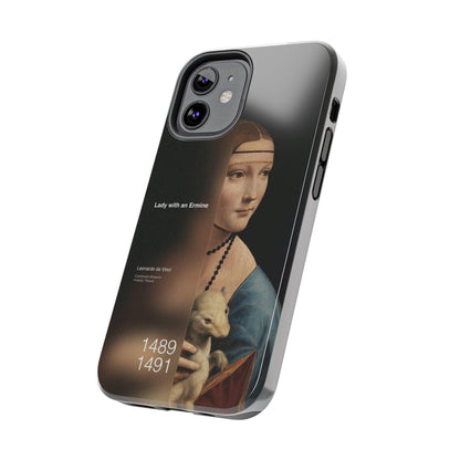 Da Vinci's Ermine Elegance Tough iPhone Cases