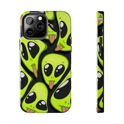 Alien Frenzy Tough iPhone Cases