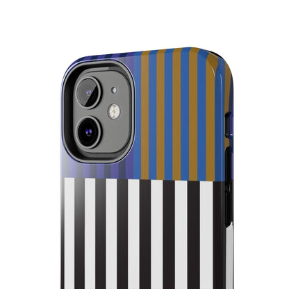 Striped Colorblock Symphony Tough iPhone Cases