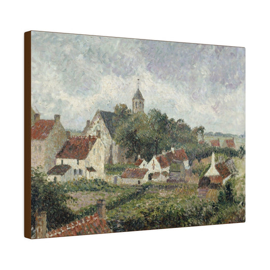 Knocke village (1894) by Camille Pissarro - Matte Canvas, Stretched, 0.75"