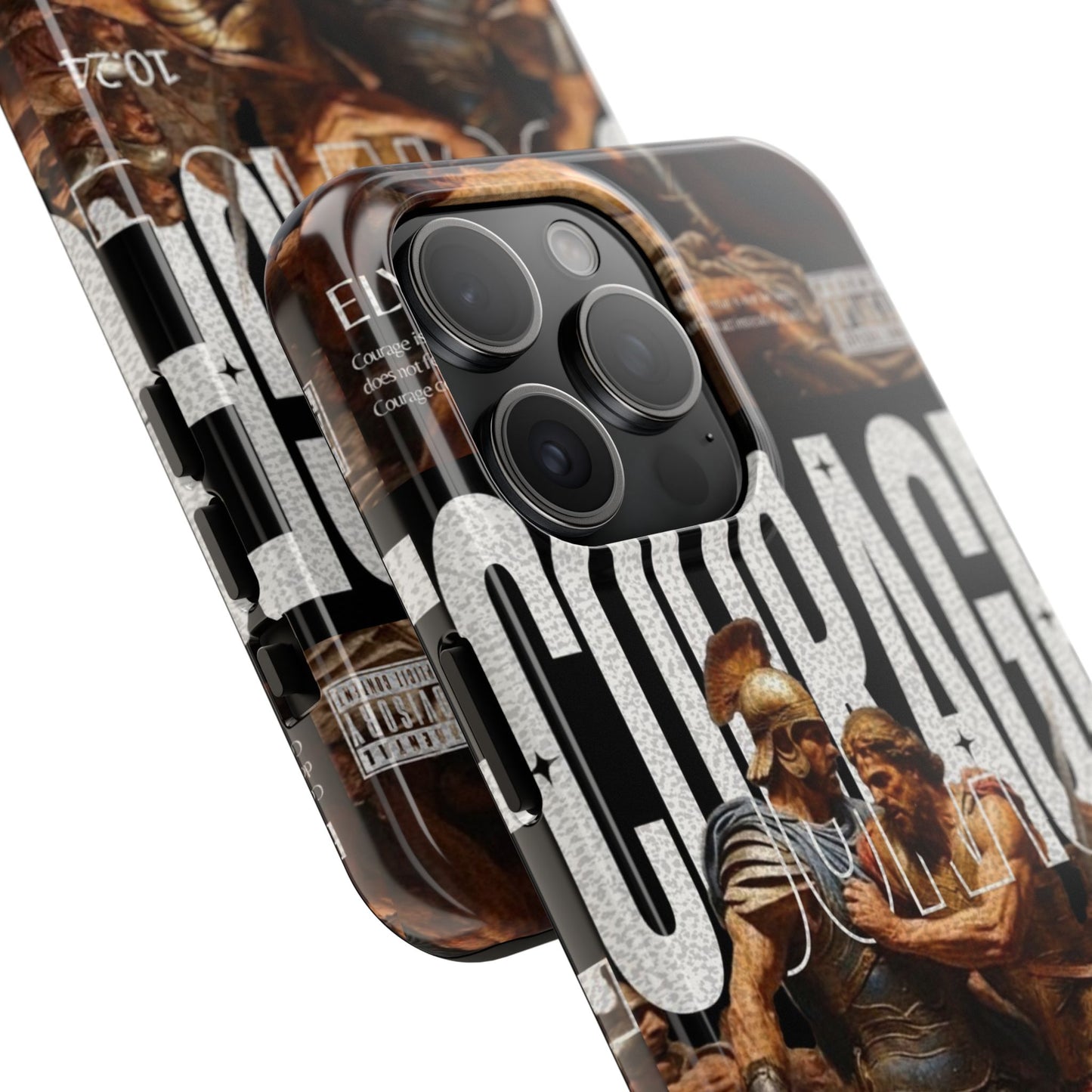 Courage Battle Scene iPhone Cases