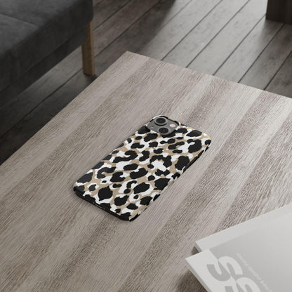 Savanna Noir Spots Slim iPhone Cases