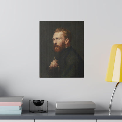 John Russell's Portrait of Vincent van Gogh (1886) - Matte Canvas, Stretched, 0.75"