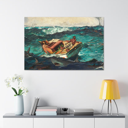 The Gulf Stream (1899) by Winslow Homer - Canvas Gallery Wraps