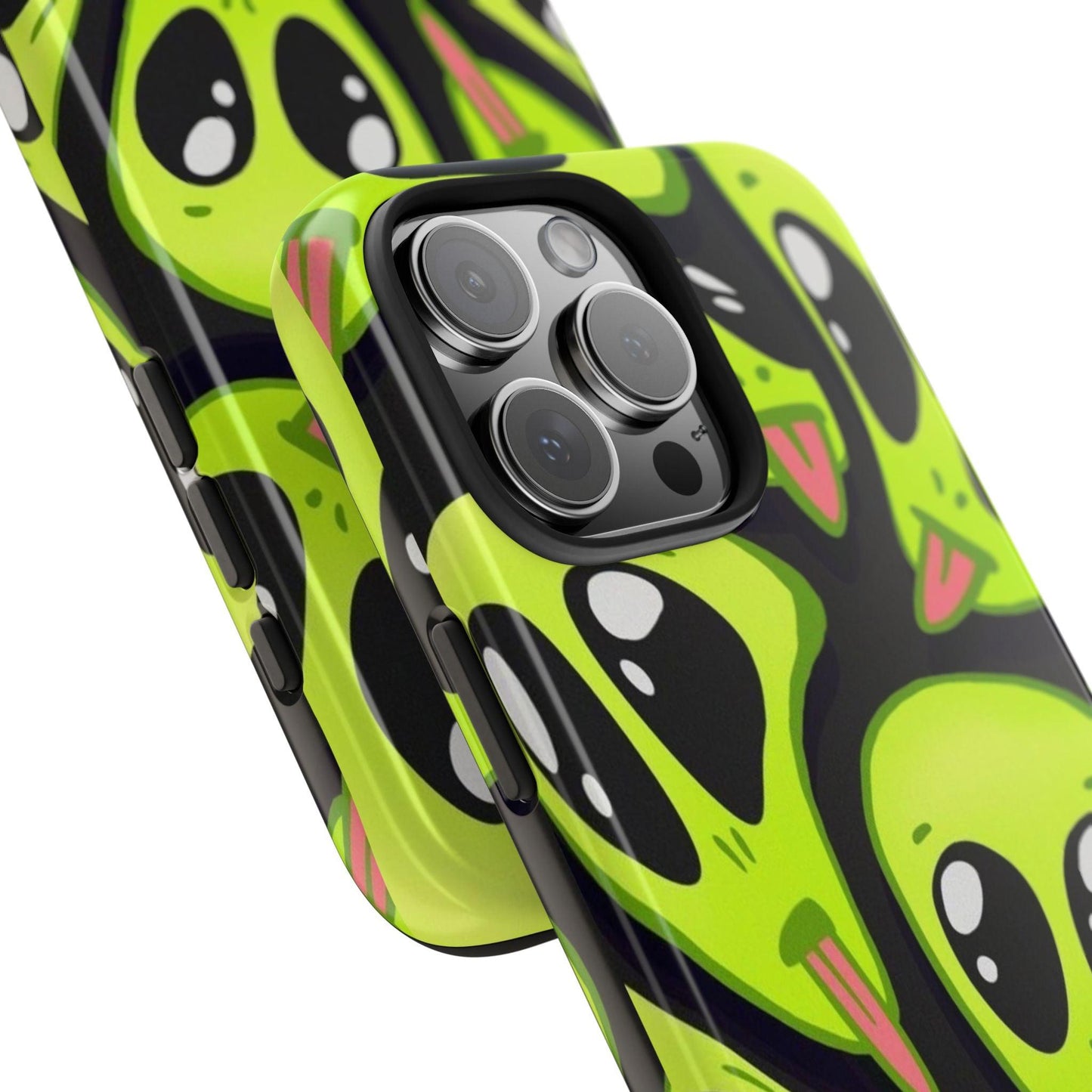 Alien Frenzy Tough iPhone Cases