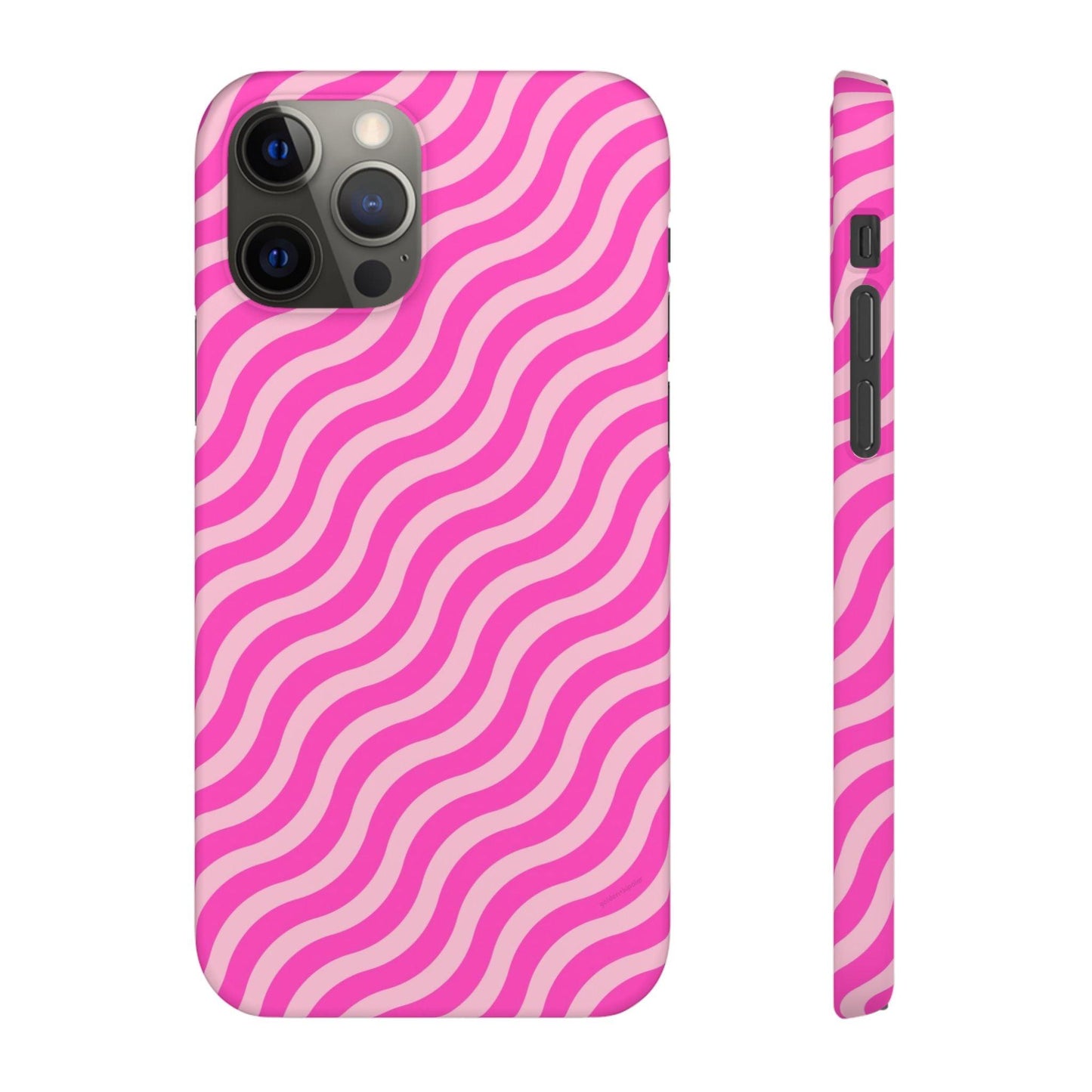 Waveicious Pink Snap iPhone Cases