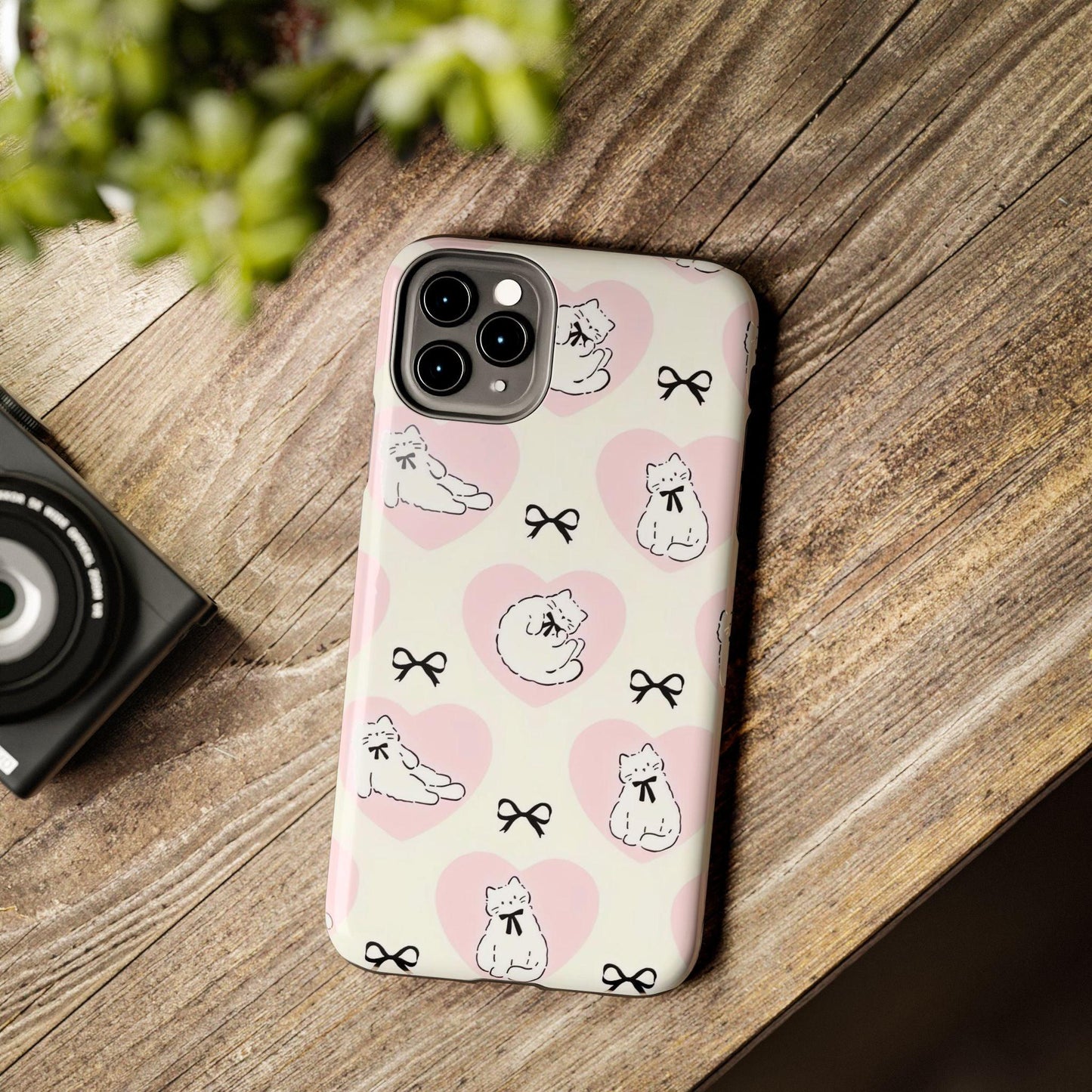 Kitty Love Affair Tough iPhone Cases