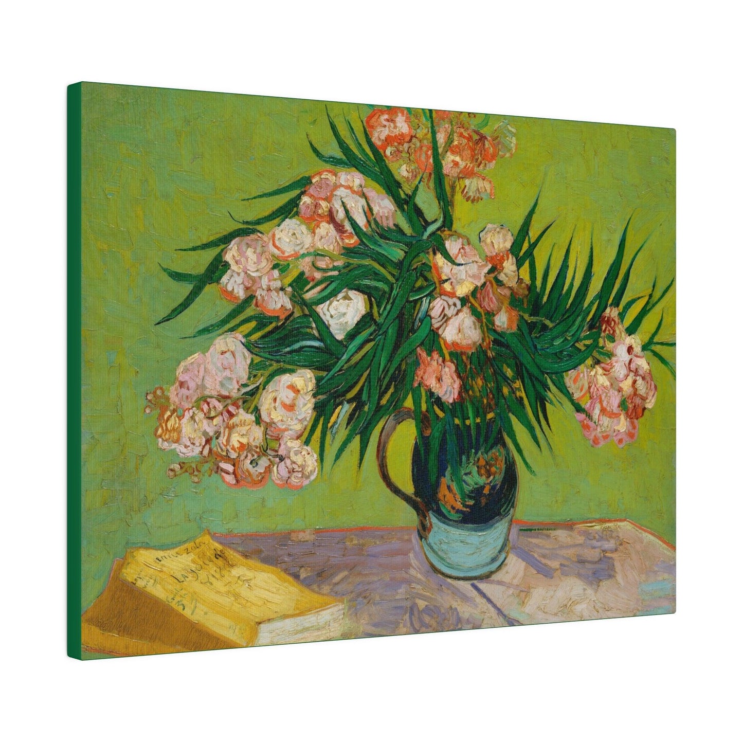 Oleanders 1888 by Vincent Van Gogh  Matte Canvas Stretched 0.75