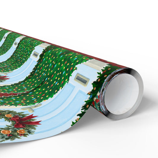 Home for Christmas Wrapping Paper Roll