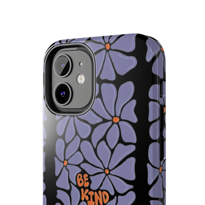 Be Kind Floral Tough iPhone Cases