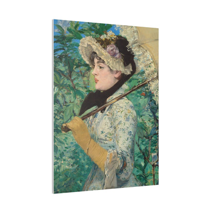 Jeanne Spring (1881) painting in high resolution by Edouard Manet - Matte Canvas, Stretched, 0.75"