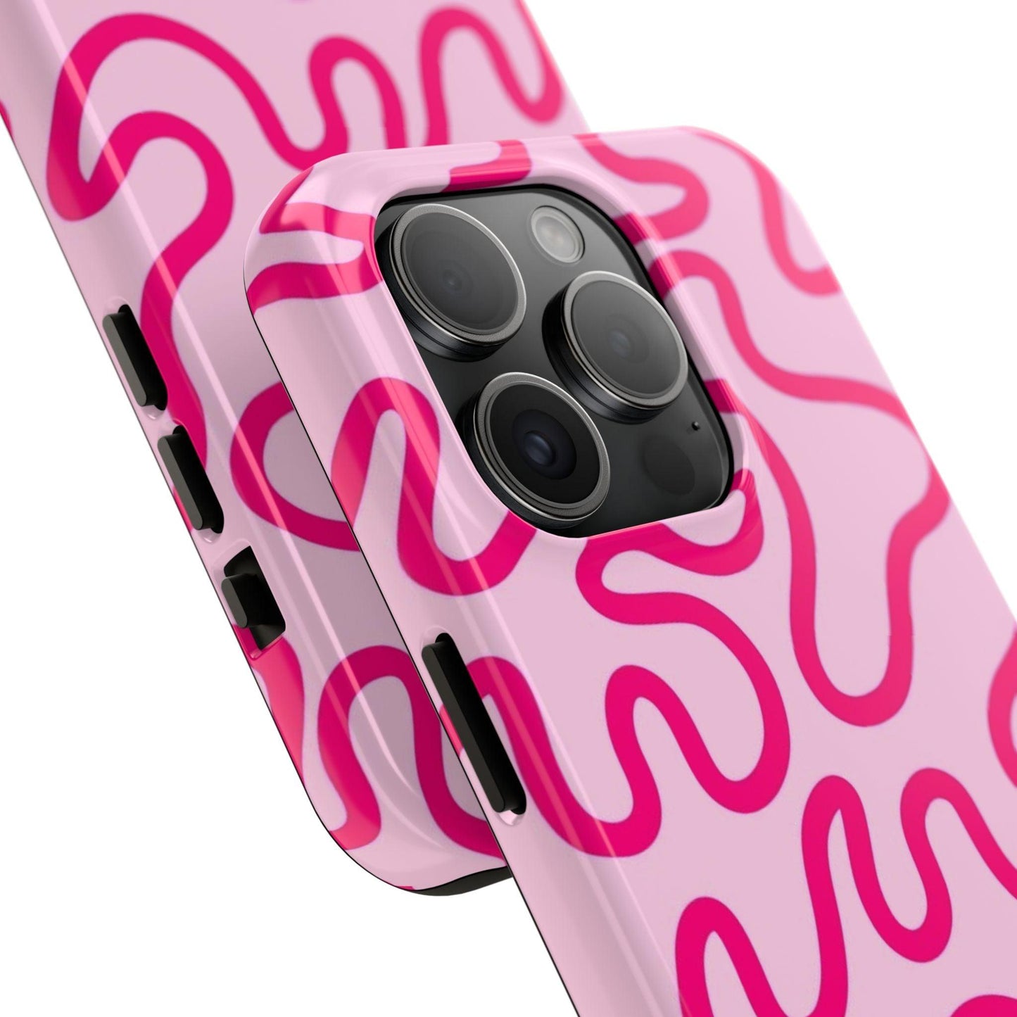 Pink Paradise Swirls Tough iPhone Cases