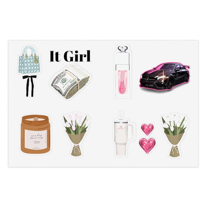 It Girl Sticker Sheets for Phone case/ Laptop/iPad and Scrapbooks/Notebooks