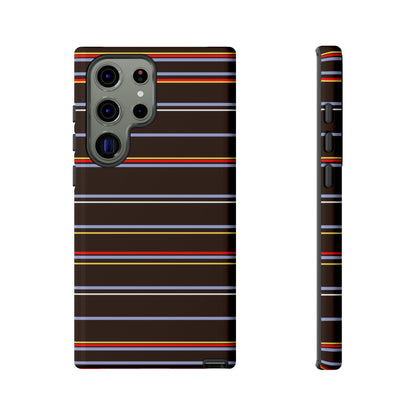 Chocolate Citylines Striped Phone Case