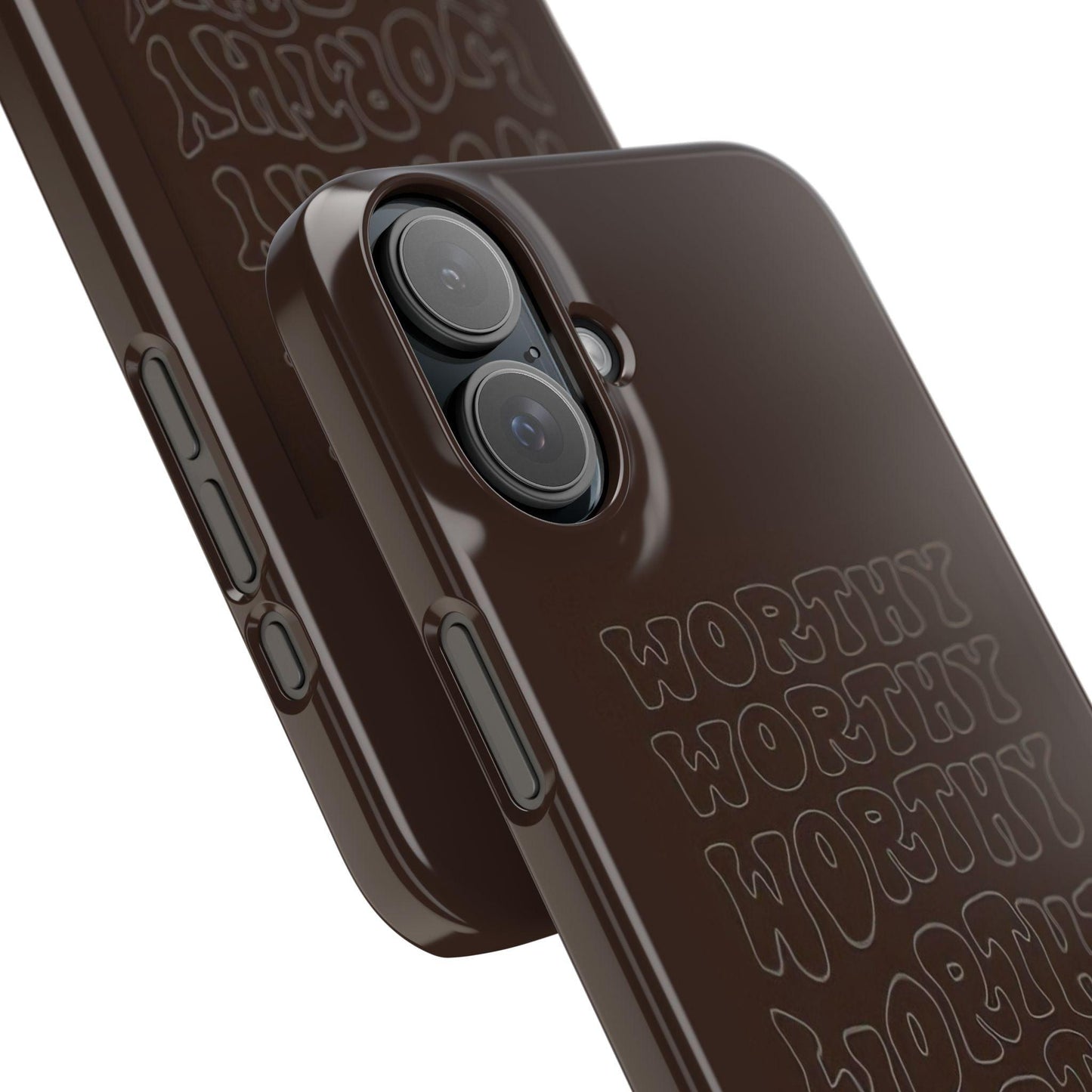 Worthy Brown Slim iPhone Cases