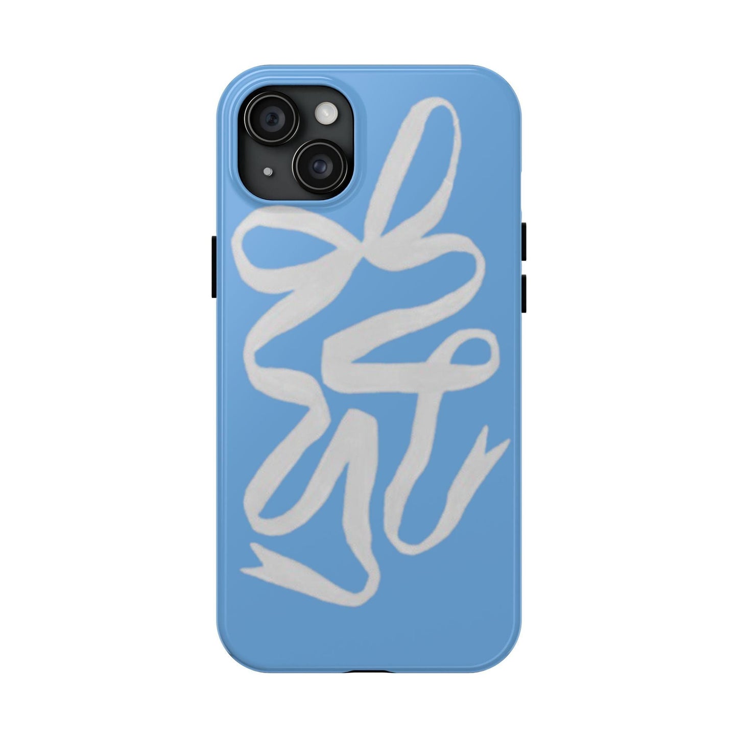 Bow in Blue Cute iPhone Cases