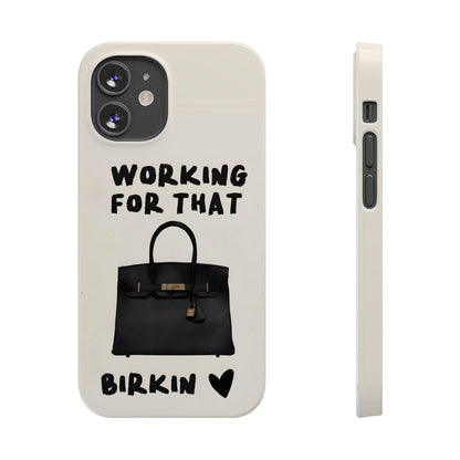 Working for that Luxe Bag Slim iPhone Cases