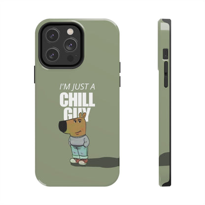 Chill Guy Meme Tough iPhone Cases