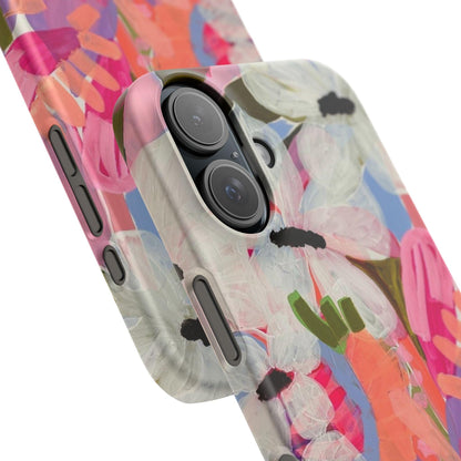 Blossoming Grace Floral Snap iPhone Cases