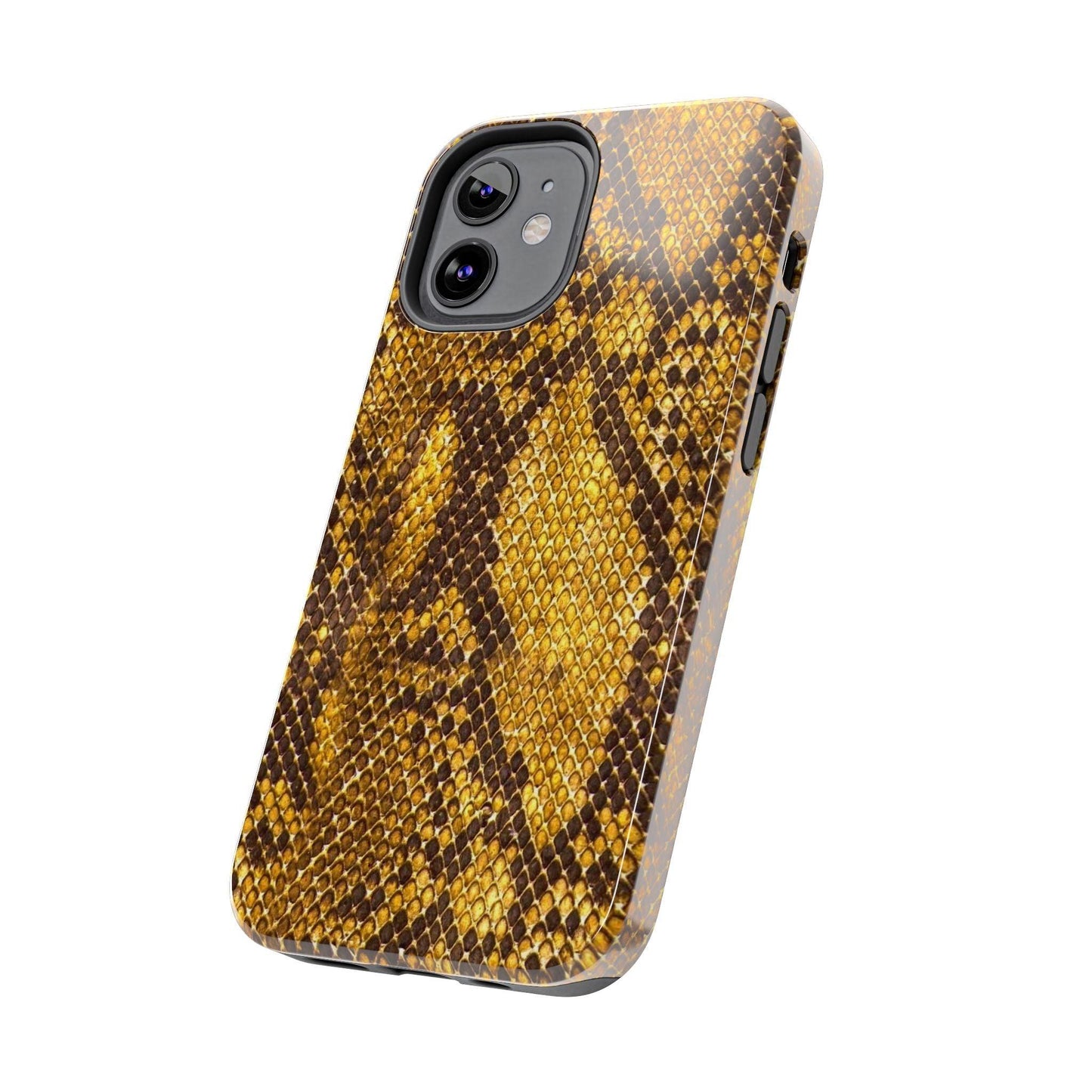 Golden Viper Scales Tough iPhone Cases