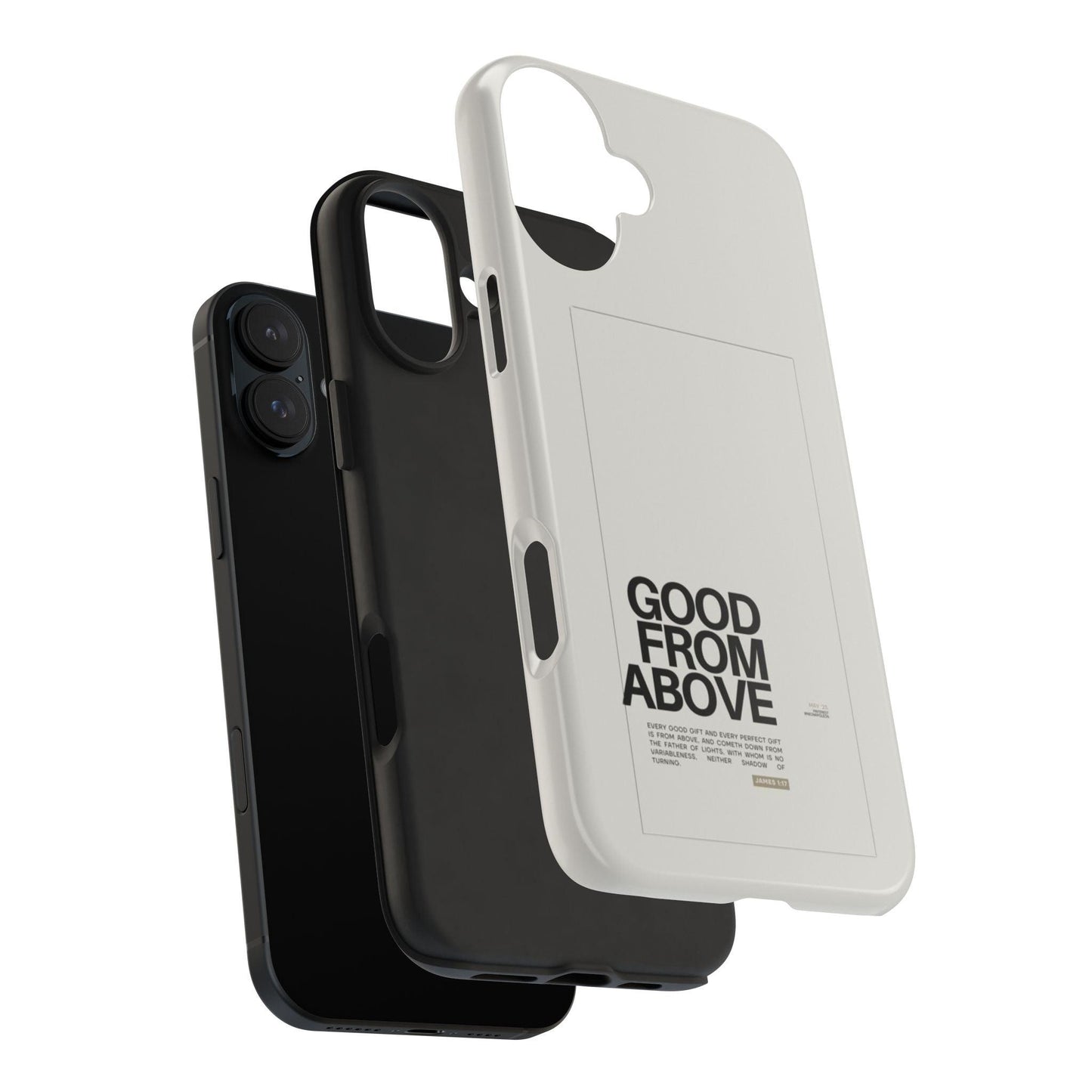 Good From Above Scripture iPhone Cases