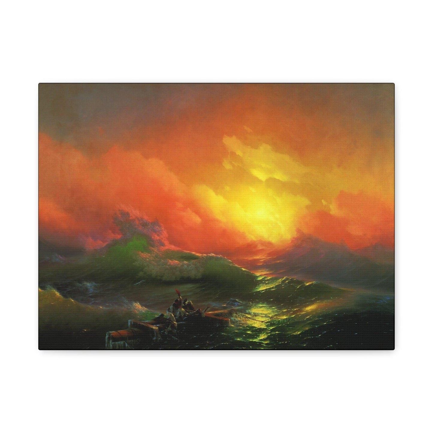 The Ninth Wave by Aivazovsky, Ivan - Canvas Gallery Wraps