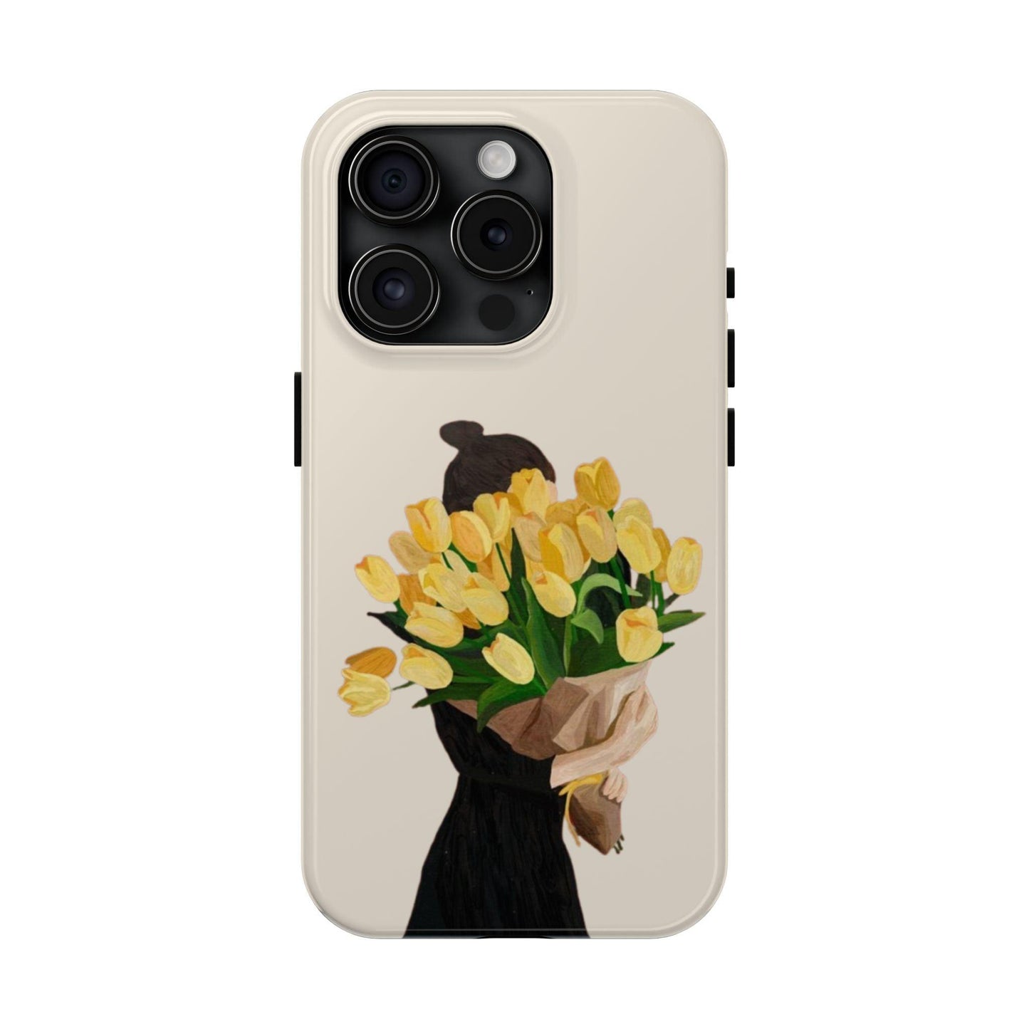 Golden Blooms: Femme Elegance Edition Tough Phone Cases