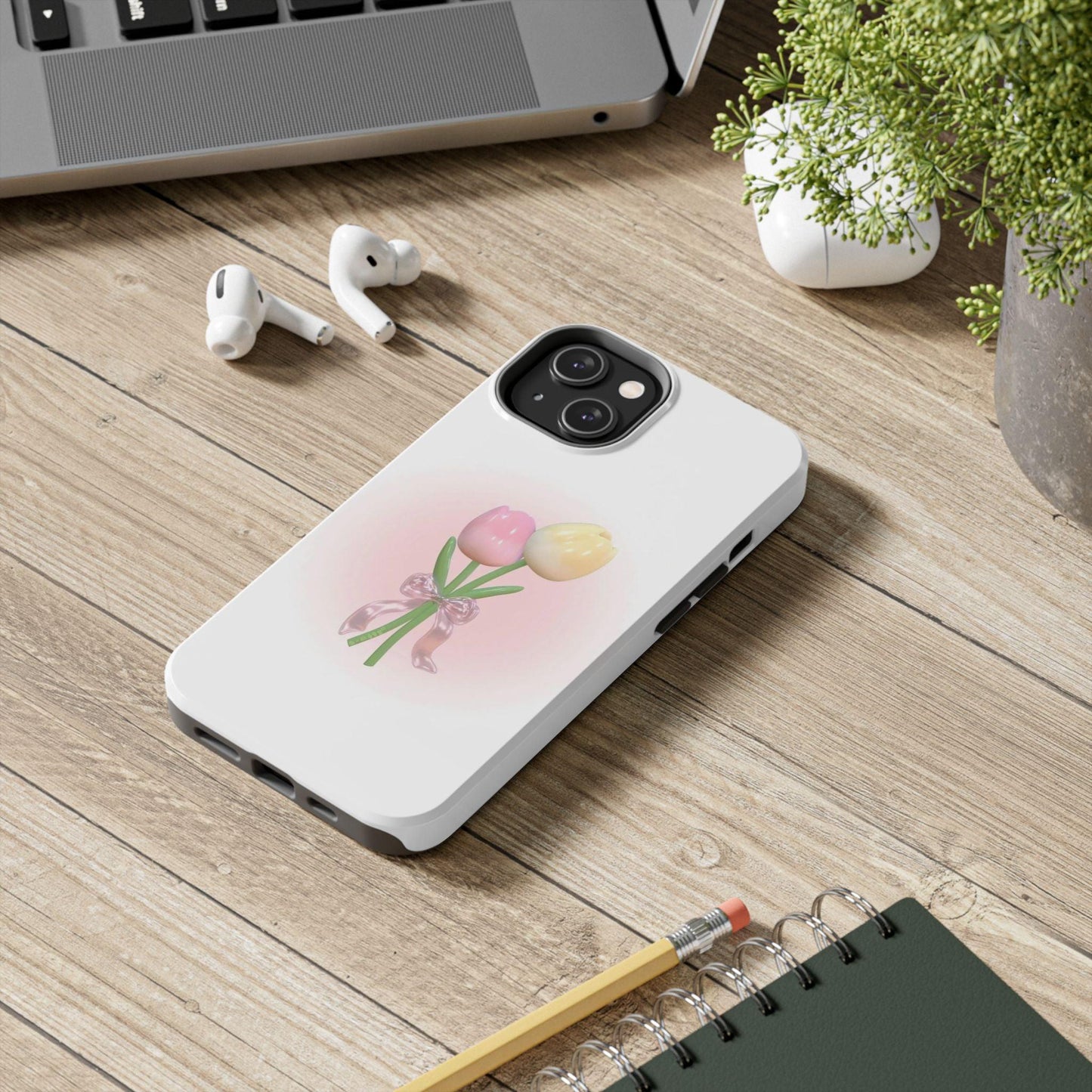 The Tulips Treasure Tough iPhone Cases