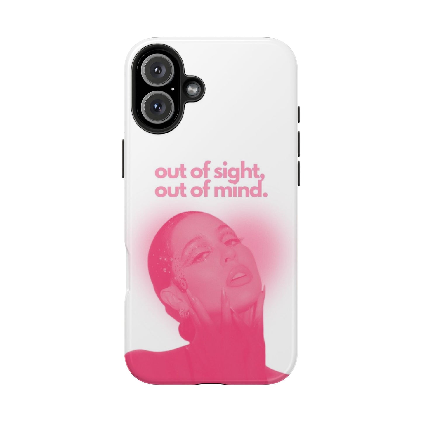 Heart Pink Aura Queen iPhone Cases