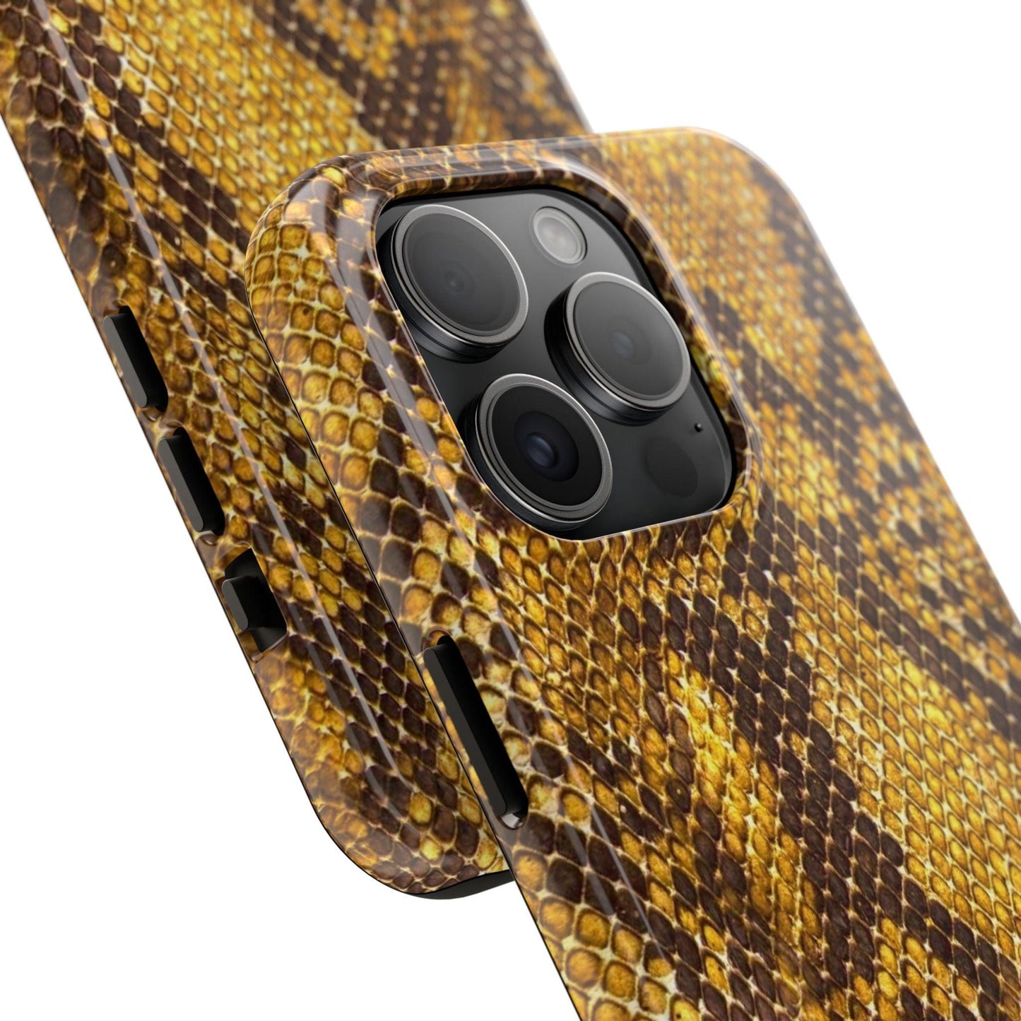 Golden Viper Scales Tough iPhone Cases