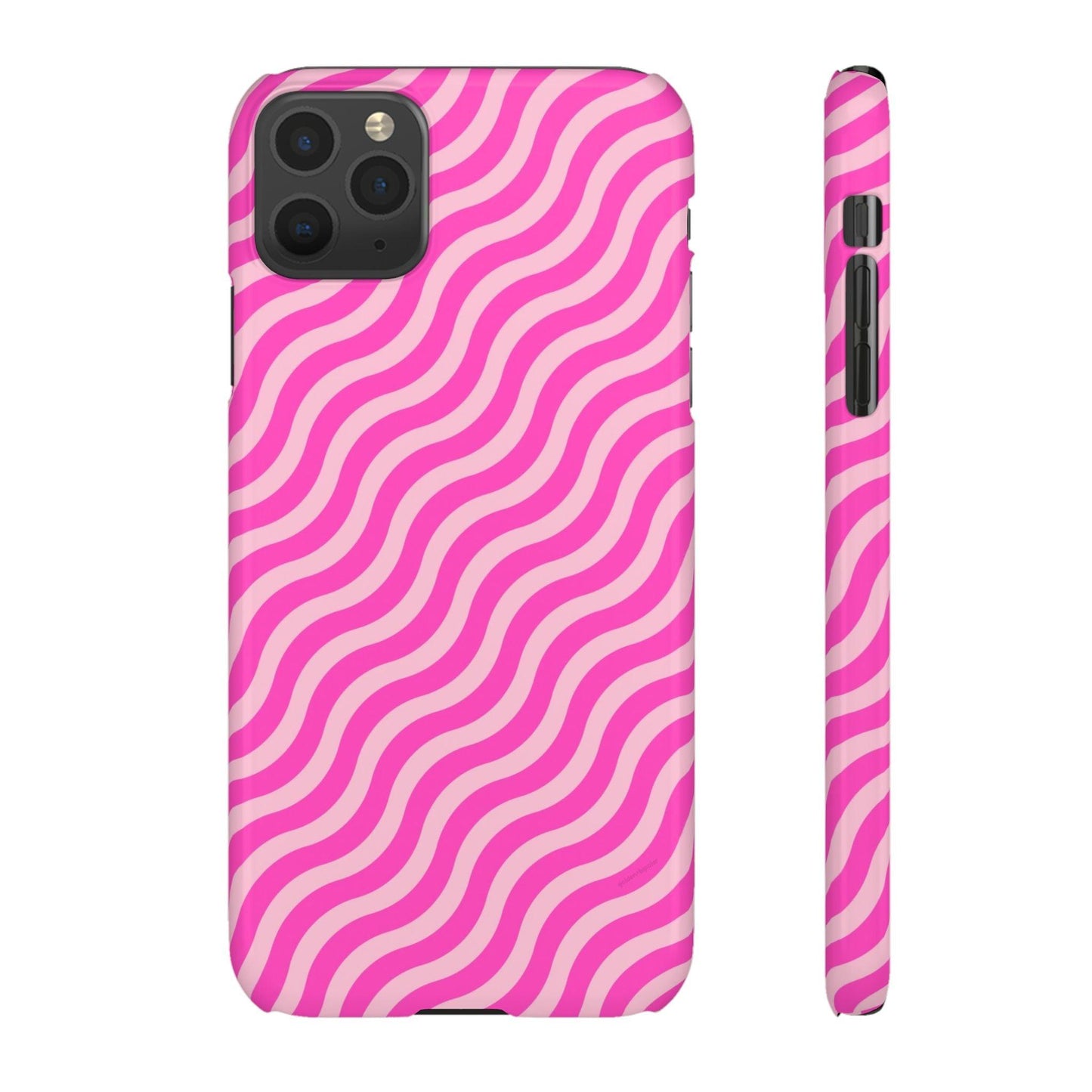 Waveicious Pink Snap iPhone Cases