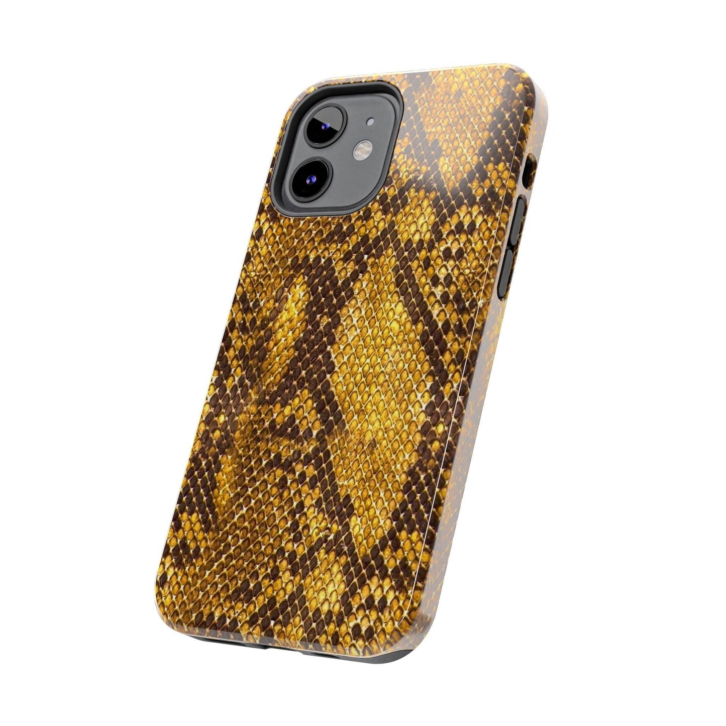 Golden Viper Scales Tough iPhone Cases