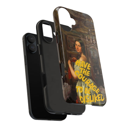 Victorian Art Twist - Have Courage - iPhone Cases