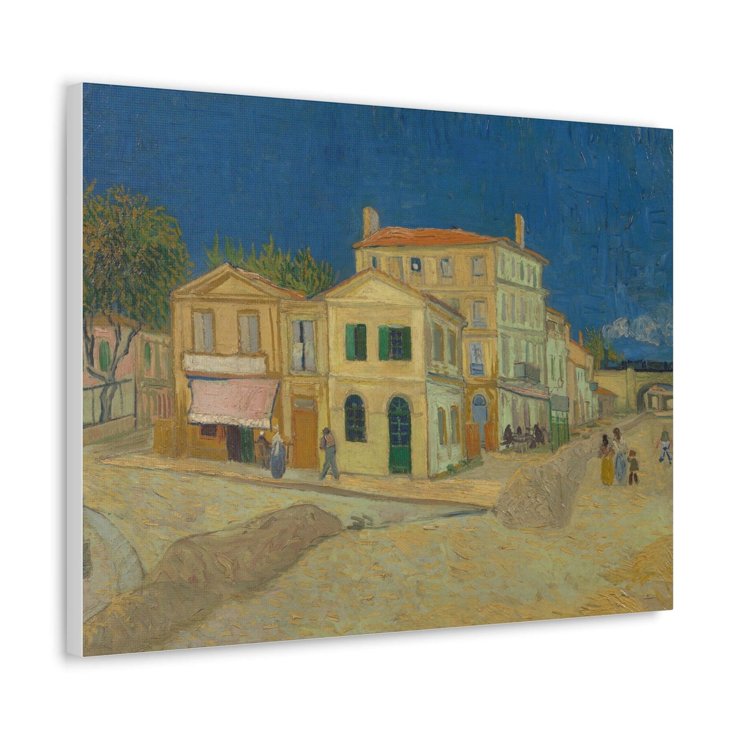 The Yellow House by Vincent Van Gogh - Canvas Gallery Wraps